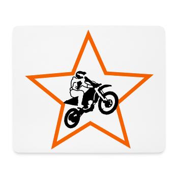 Motocross - Mouse Pad (horizontal) - white - Front