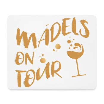 Mädels on Tour – Frauenreise & Freundinnen Trip - Mousepad (Querformat) - Weiß - Vorne