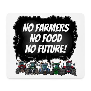 Boerenprotest_tshirt_EN - Mousepad (Querformat) - Weiß - Vorne