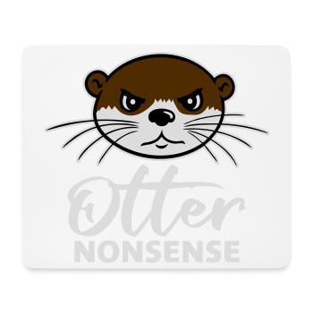 Otter Nonsense Lustig Wortspiel Otter Liebe Spruch - Mousepad (Querformat) - Weiß - Vorne
