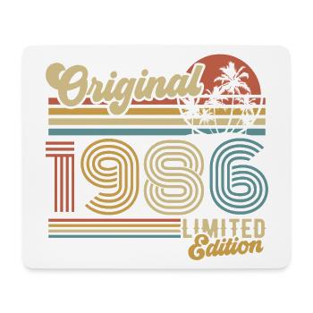 1986 Vintage Vintage 40th Birthday Gift Retro - Mouse Pad (horizontal) - white - Front