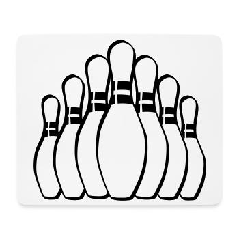 Skittles Bowling Pins Skittles - Mouse Pad (horizontal) - white - Front
