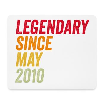 16th birthday 16 years May 2010 - Mouse Pad (horizontal) - white - Front