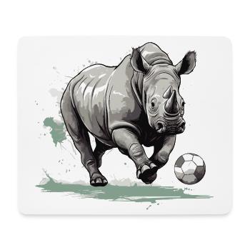 Rhino Football Team - Mouse Pad (horizontal) - white - Front