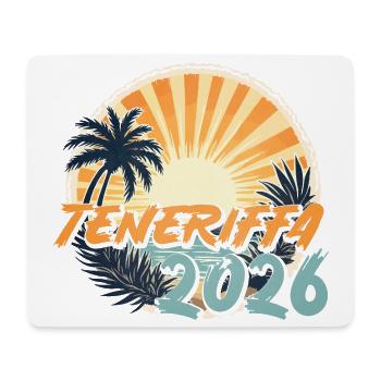 Teneriffa 2026 - Mousepad (Querformat) - Weiß - Vorne