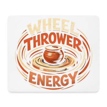 Turntable Energy | Pottery - Mouse Pad (horizontal) - white - Front
