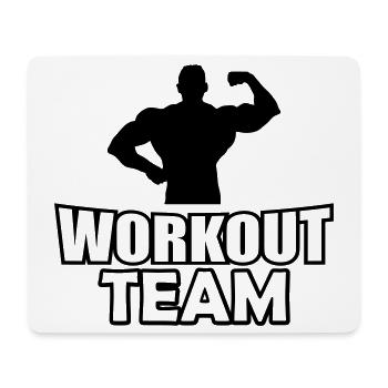 Workout Team - Mouse Pad (horizontal) - white - Front