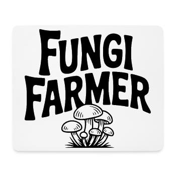 Pilzbauer - Mousepad (Querformat) - Weiß - Vorne