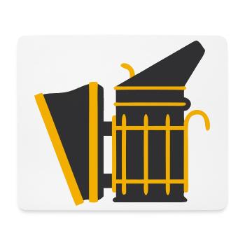  Imker Smoker Rauchgerät Bienenzucht Imkerei - Mousepad (Querformat) - Weiß - Vorne