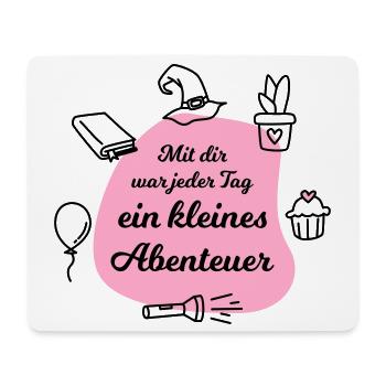 Kita Abschiedsgeschenk für die Erzieherin - Mousepad (Querformat) - Weiß - Vorne