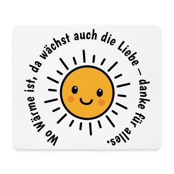 Geschenk zum Dank - Mousepad (Querformat) - Weiß - Vorne