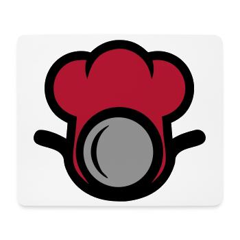 Kochmütze Restaurant Küchenchef Catering - Mousepad (Querformat) - Weiß - Vorne
