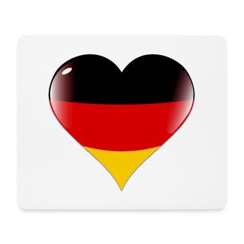 DEUTSCHLAND GERMANY EUROPA DEUTSCHE SPORT FAN - Mousepad (Querformat) - Weiß - Vorne