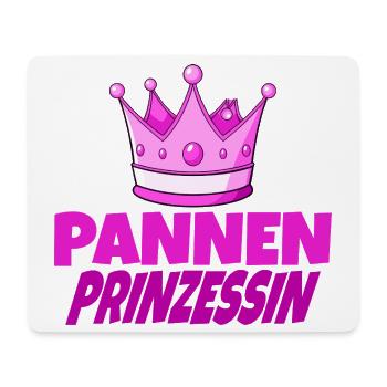 Pannenprinzessin – Königin der Missgeschicke - Mousepad (Querformat) - Weiß - Vorne