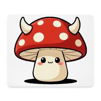 Dark Mushroom Mischief Cottagecore Graphic - Mouse Pad (horizontal) - white - Front