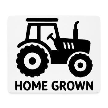 Insigne Tracteur Maison - Tapis de souris (format paysage) - blanc - Devant