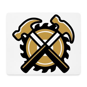 Artisan Hammer Coat of Arms - Mouse Pad (horizontal) - white - Front