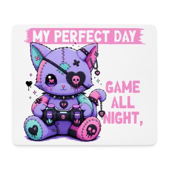 Pastel Goth Soft Goth Gaming Gamer - Mousepad (Querformat) - Weiß - Vorne