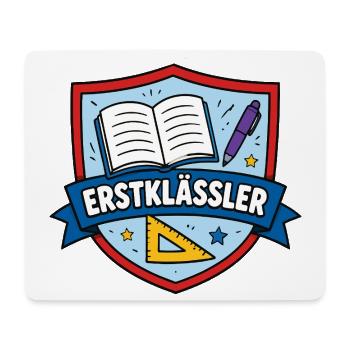 Erstklässler Lernheld Schild - Mousepad (Querformat) - Weiß - Vorne