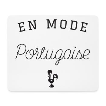 In Portuguese Fashion T-Shirt Gift Humor - Mouse Pad (horizontal) - white - Front