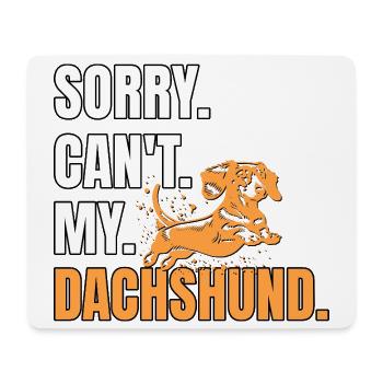 Dackel Dachshund - Mouse Pad (horizontal) - white - Front
