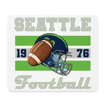 Seattle Football Shirt - Mousepad (Querformat) - Weiß - Vorne