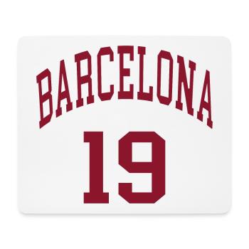 Barcelona 19 - Mouse Pad (horizontal) - white - Front