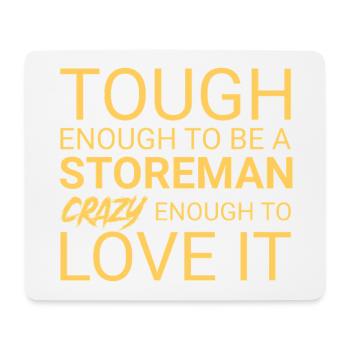 Storeman Crazy - Mousepad (Querformat) - Weiß - Vorne