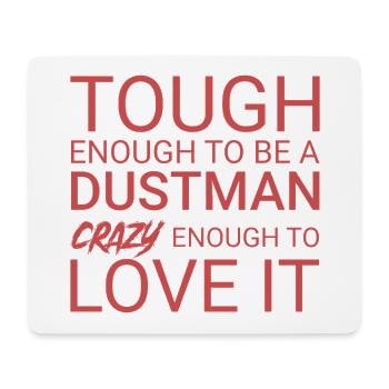 Dustman Crazy - Mouse Pad (horizontal) - white - Front