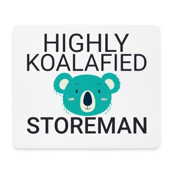 Storeman Koalafied - Mousepad (Querformat) - Weiß - Vorne