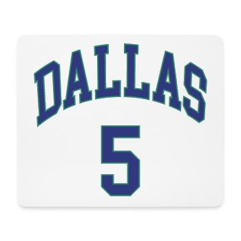 Dallas 5 - Tapis de souris (format paysage) - blanc - Devant
