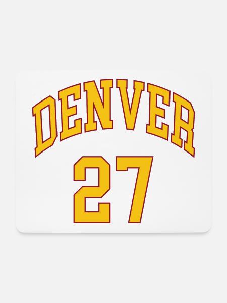 Denver 27 - Mousepad (Querformat) - Weiß