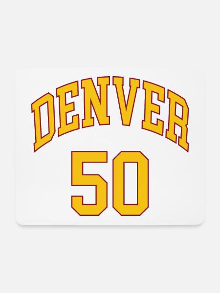 Denver 50 - Mousepad (Querformat) - Weiß