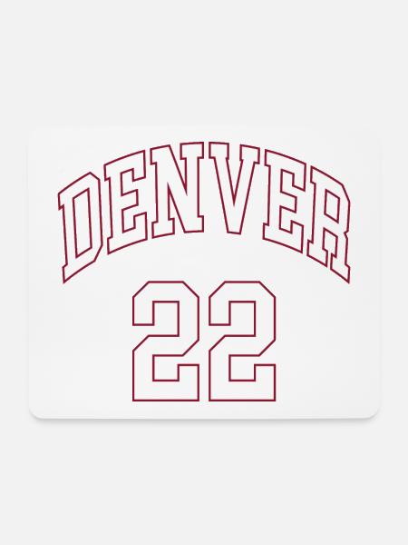 Denver 22 - Mousepad (Querformat) - Weiß