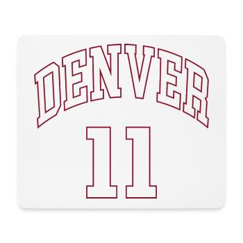 Denver 11 - Mousepad (Querformat) - Weiß - Vorne