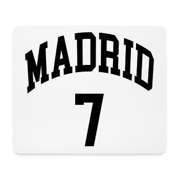 Madrid 7 - Tapis de souris (format paysage) - blanc - Devant
