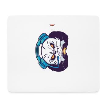 Gaming Zocken Gamer - Mousepad (Querformat) - Weiß - Vorne