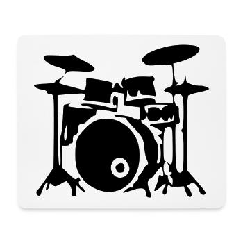 Drum Drummer Gift Drummer - Mouse Pad (horizontal) - white - Front