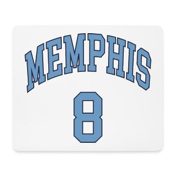 Memphis 8 - Mouse Pad (horizontal) - white - Front