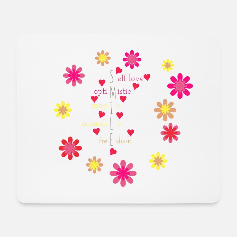 Smile - Mouse Pad (horizontal) - white