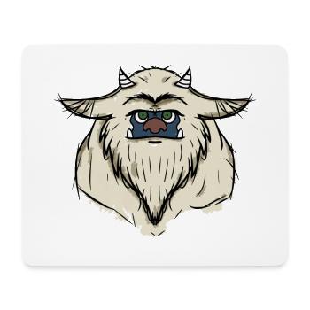 Monster eric - Mousepad (Querformat) - Weiß - Vorne