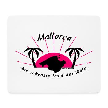 Mallorca Sonne - Dream of Mallorca - Mousepad (Querformat) - Weiß - Vorne