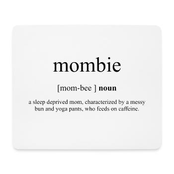 Mombie Definition Dictionary - Mousepad (Querformat) - Weiß - Vorne