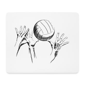 volleyball - Mouse Pad (horizontal) - white - Front