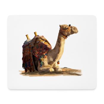 kamel - Mousepad (Querformat) - Weiß - Vorne
