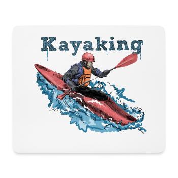 Kayak - Mousepad (Querformat) - Weiß - Vorne