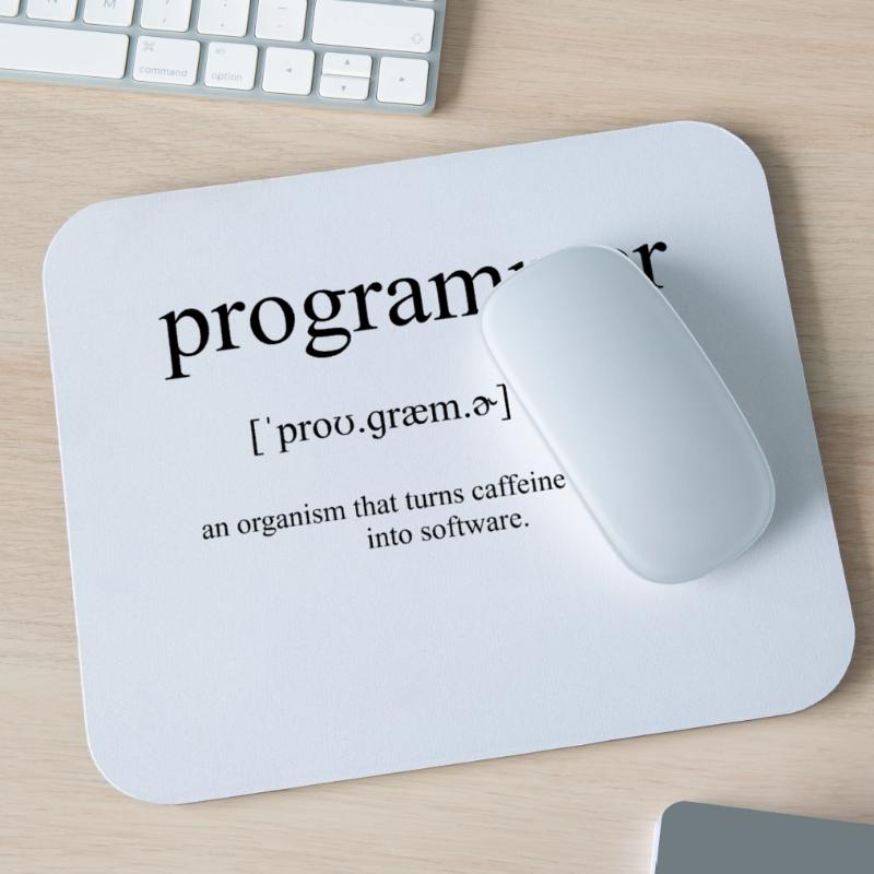 Programmer (Programmierer) Definition Dictionary Mousepad (Querformat)