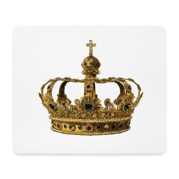 Krone - Mousepad (Querformat) - Weiß - Vorne