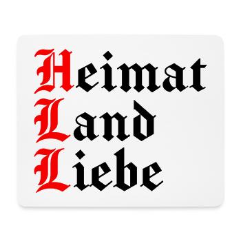 Home Country Dear Proud German Patriot - Mouse Pad (horizontal) - white - Front