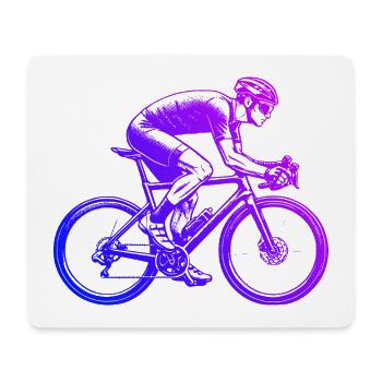 Gift idea for a road bike with road bike - Mouse Pad (horizontal) - white - Front